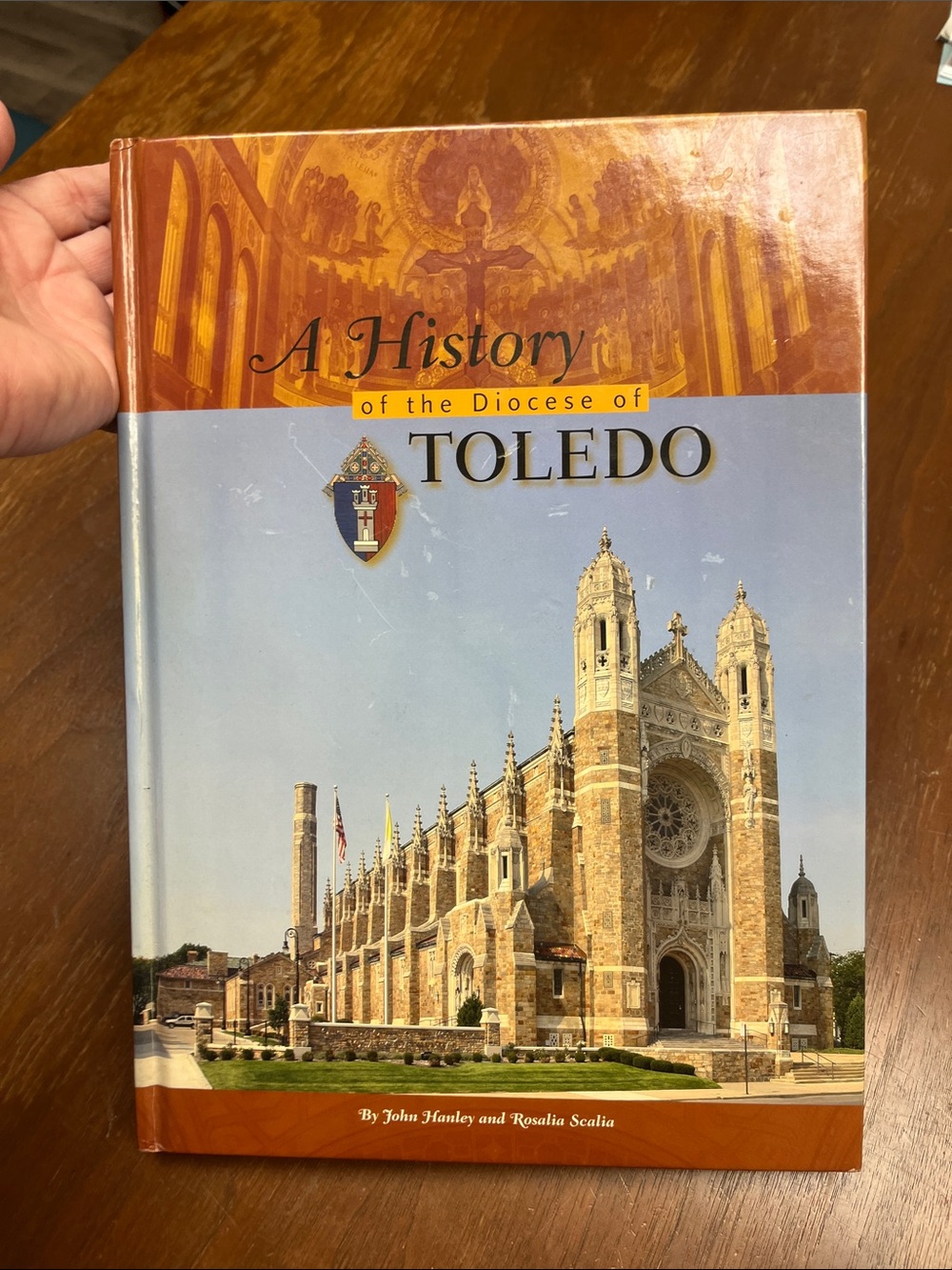 A History of the Diocese of Toledo Hardcover Book - Blue & Brown